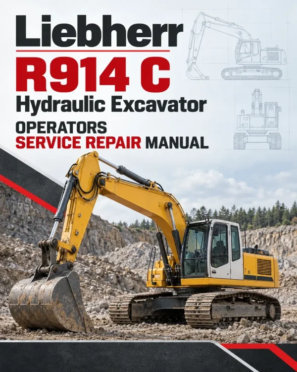 Liebherr R914 C Hydraulic Excavator Operators Service Repair Manual Liebherr R914 C Hydraulic Excavator Operators Service Repair Manual