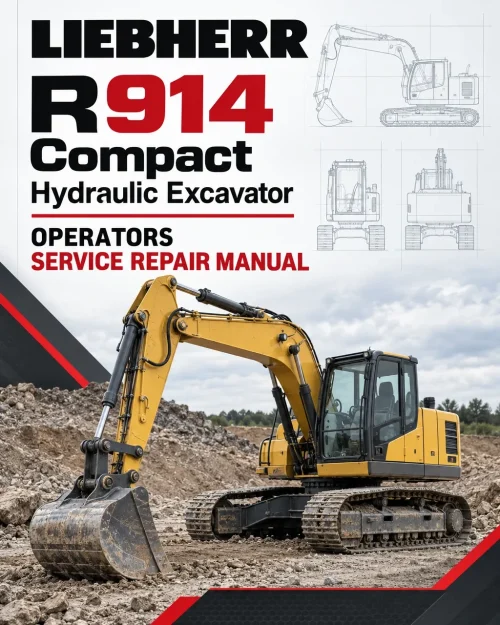 Liebherr R914 Compact Hydraulic Excavator Operators Service Repair Manual Liebherr R914 Compact Hydraulic Excavator Operators Service Repair Manual