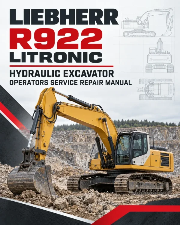 Liebherr R922 Litronic Hydraulic Excavator Operators Service Repair Manual Liebherr R922 Litronic Hydraulic Excavator Operators Service Repair Manual