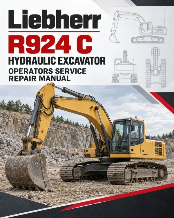 Liebherr R924 C Hydraulic Excavator Operators Service Repair Manual Liebherr R924 C Hydraulic Excavator Operators Service Repair Manual