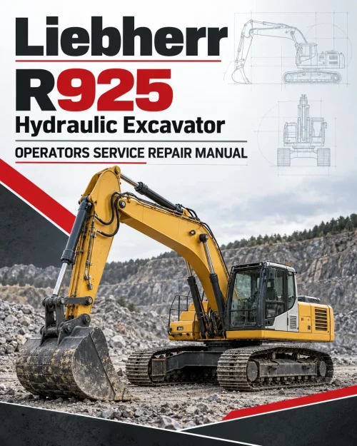 Liebherr R925 Hydraulic Excavator Operators Service Repair Manual Liebherr R925 Hydraulic Excavator Operators Service Repair Manual