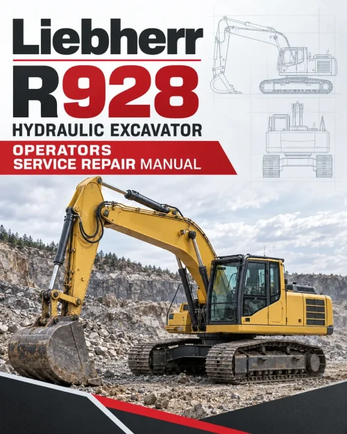 Liebherr R928 Hydraulic Excavator Operators Service Repair Manual Liebherr R928 Hydraulic Excavator Operators Service Repair Manual