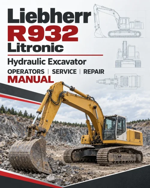 Liebherr R932 Litronic Hydraulic Excavator Operators Service Repair Manual Liebherr R932 Litronic Hydraulic Excavator Operators Service Repair Manual