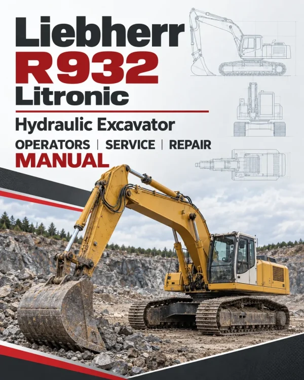 Liebherr R932 Litronic Hydraulic Excavator Operators Service Repair Manual Liebherr R932 Litronic Hydraulic Excavator Operators Service Repair Manual