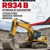 Liebherr R934 B Hydraulic Excavator Operators Service Repair Manual Liebherr R934 B Hydraulic Excavator Operators Service Repair Manual
