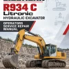 Liebherr R934 C Litronic Hydraulic Excavator Operators Service Repair Manual