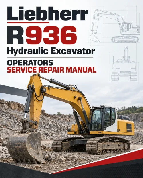 Liebherr R936 Hydraulic Excavator Operators Service Repair Manual Liebherr R936 Hydraulic Excavator Operators Service Repair Manual