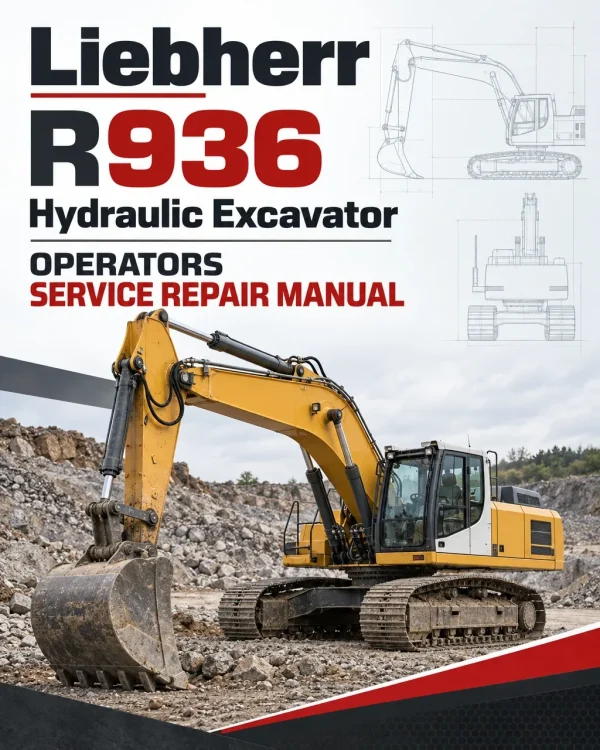 Liebherr R936 Hydraulic Excavator Operators Service Repair Manual Liebherr R936 Hydraulic Excavator Operators Service Repair Manual