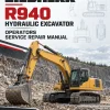 Liebherr R940 Hydraulic Excavator Operators Service Repair Manual