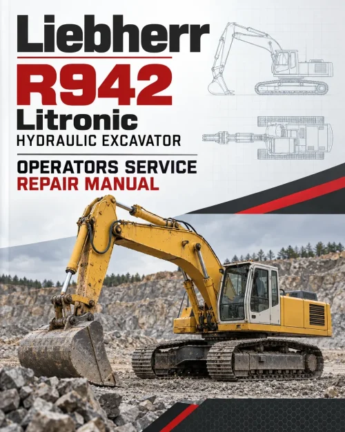 Liebherr R942 Litronic Hydraulic Excavator Operators Service Repair Manual Liebherr R942 Litronic Hydraulic Excavator Operators Service Repair Manual
