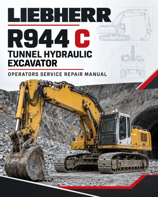 Liebherr R944 C Tunnel Hydraulic Excavator Operators Service Repair Manual Liebherr R944 C Tunnel Hydraulic Excavator Operators Service Repair Manual