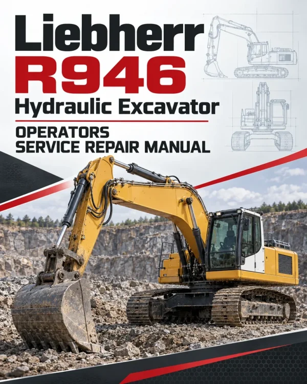 Liebherr R946 Hydraulic Excavator Operators Service Repair Manual