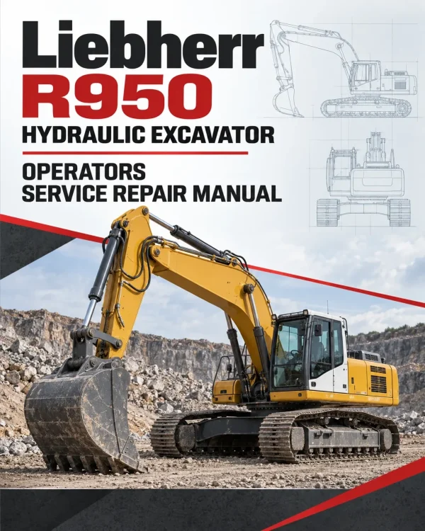 Liebherr R950 Hydraulic Excavator Operators Service Repair Manual Liebherr R950 Hydraulic Excavator Operators Service Repair Manual