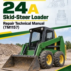 John Deere 24A Skid-Steer Loader Repair Technical Manual (TM1157) John Deere 24A Skid-Steer Loader Repair Technical Manual (TM1157)