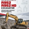 Liebherr R952, R952 HD Excavator Operators Service Repair Manual Liebherr R952, R952 HD Excavator Operators Service Repair Manual