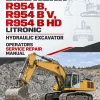 Liebherr R954 B, R954 B V, R954 B HD Litronic Hydraulic Excavator Operators Service Repair Manual Liebherr R954 B, R954 B V, R954 B HD Litronic Hydraulic Excavator Operators Service Repair Manual