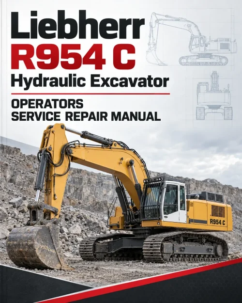 Liebherr R954 C Hydraulic Excavator Operators Service Repair Manual Liebherr R954 C Hydraulic Excavator Operators Service Repair Manual