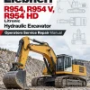 Liebherr R954, R954 V, R954 HD Litronic Hydraulic Excavator Operators Service Repair Manual Liebherr R954, R954 V, R954 HD Litronic Hydraulic Excavator Operators Service Repair Manual