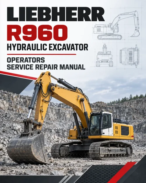 Liebherr R960 Hydraulic Excavator Operators Service Repair Manual Liebherr R960 Hydraulic Excavator Operators Service Repair Manual