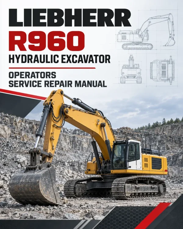 Liebherr R960 Hydraulic Excavator Operators Service Repair Manual Liebherr R960 Hydraulic Excavator Operators Service Repair Manual