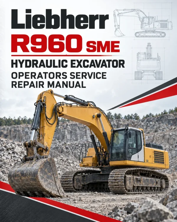 Liebherr R960 SME Hydraulic Excavator Operators Service Repair Manual
