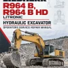Liebherr R964 B, R964 B HD Litronic Hydraulic Excavator Operators Service Repair Manual Liebherr R964 B, R964 B HD Litronic Hydraulic Excavator Operators Service Repair Manual