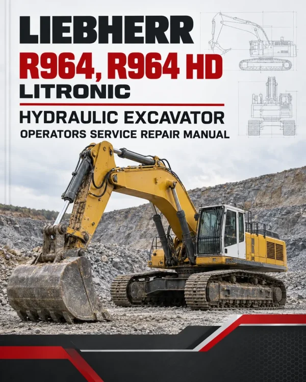 Liebherr R964, R964 HD Litronic Hydraulic Excavator Operators Service Repair Manual Liebherr R964, R964 HD Litronic Hydraulic Excavator Operators Service Repair Manual