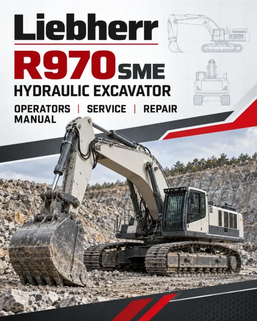 Liebherr R970 SME Hydraulic Excavator Operators Service Repair Manual Liebherr R970 SME Hydraulic Excavator Operators Service Repair Manual