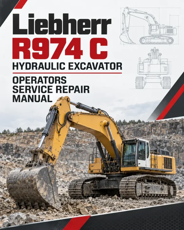 Liebherr R974 C Hydraulic Excavator Operators Service Repair Manual Liebherr R974 C Hydraulic Excavator Operators Service Repair Manual