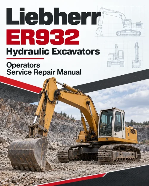 Liebherr ER932 Hydraulic Excavators Operators Service Repair Manual Liebherr ER932 Hydraulic Excavators Operators Service Repair Manual