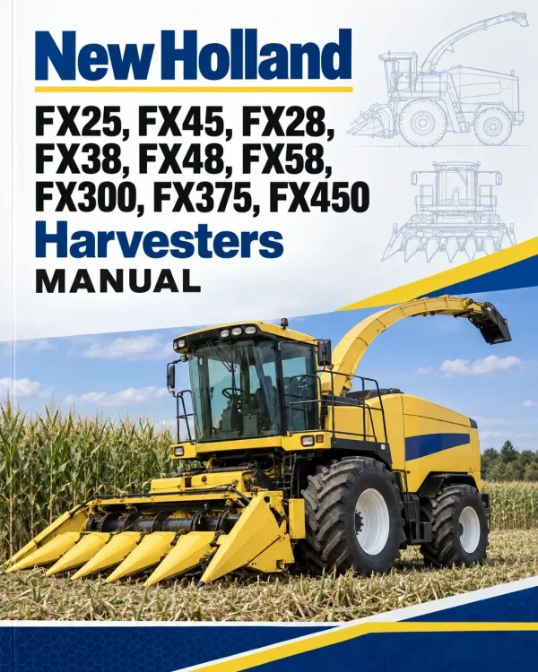 New Holland FX25, FX45, FX28, FX38, FX48, FX58, FX300, FX375, FX450 Harvesters Manual New Holland FX25, FX45, FX28, FX38, FX48, FX58, FX300, FX375, FX450 Harvesters Manual