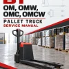 BT OM, OMW, OMC, OMCW Pallet Truck Service Manual BT OM, OMW, OMC, OMCW Pallet Truck Service Manual