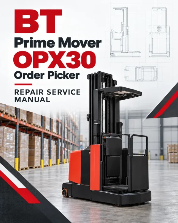 BT Prime Mover OPX30 Order Picker Repair Service Manual BT Prime Mover OPX30 Order Picker Repair Service Manual