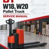 BT W18, W20 Pallet Truck Service Manual BT W18, W20 Pallet Truck Service Manual