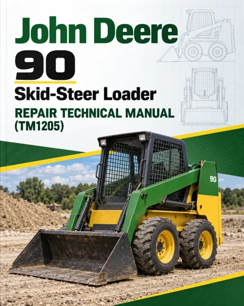 John Deere 90 Skid-Steer Loader Repair Technical Manual (TM1205)
