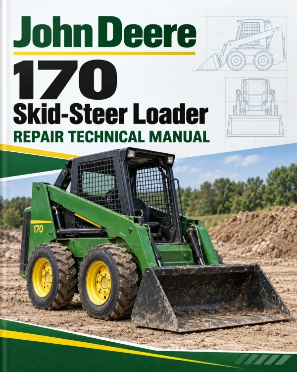 John Deere 170 Skid-Steer Loader Repair Technical Manual (TM1075) John Deere 170 Skid-Steer Loader Repair Technical Manual (TM1075)