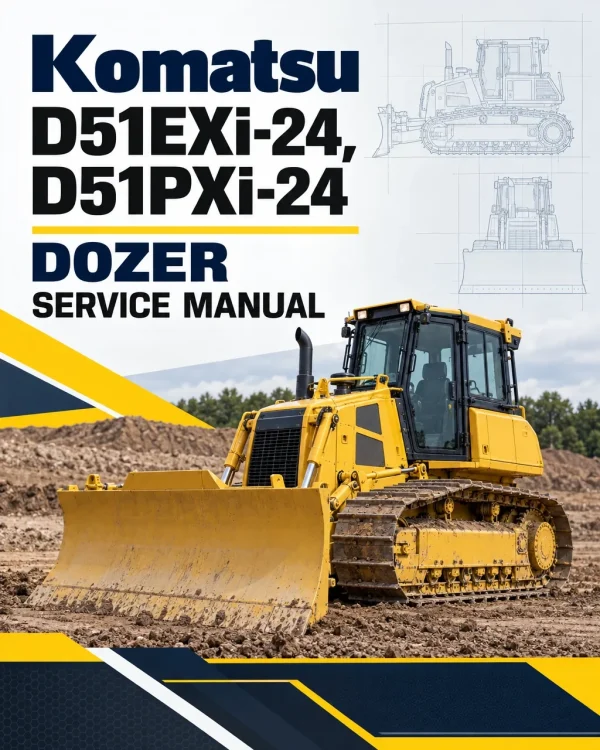 Komatsu D51EXi-24, D51PXi-24 Dozer Service Manual Komatsu D51EXi-24, D51PXi-24 Dozer Service Manual