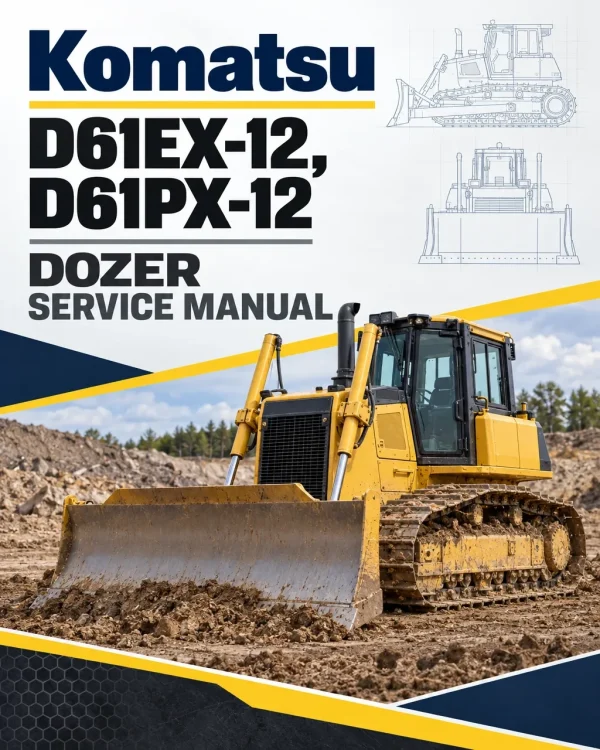 Komatsu D61EX-12, D61PX-12 Dozer Service Manual Komatsu D61EX-12, D61PX-12 Dozer Service Manual
