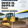 Komatsu D61EX-15, D61PX-15 Dozer Service Manual Komatsu D61EX-15, D61PX-15 Dozer Service Manual