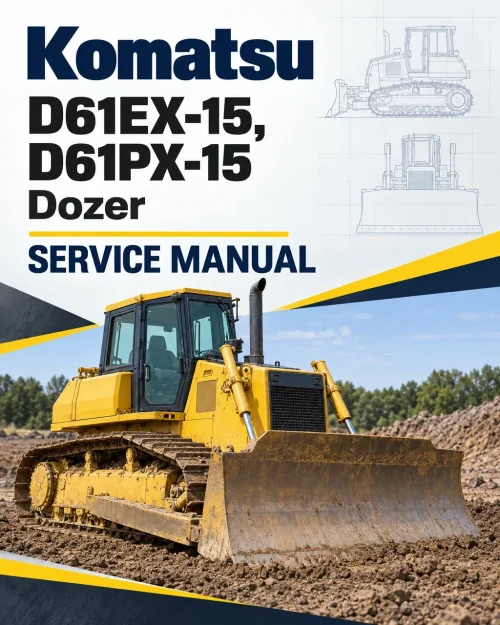 Komatsu D61EX-15, D61PX-15 Dozer Service Manual Komatsu D61EX-15, D61PX-15 Dozer Service Manual