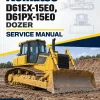 Komatsu D61EX-15E0, D61PX-15E0 Dozer Service Manual Komatsu D61EX-15E0, D61PX-15E0 Dozer Service Manual