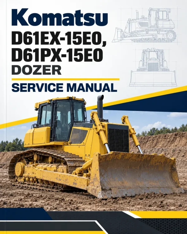 Komatsu D61EX-15E0, D61PX-15E0 Dozer Service Manual Komatsu D61EX-15E0, D61PX-15E0 Dozer Service Manual