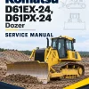 Komatsu D61EX-24, D61PX-24 Dozer Service Manual Komatsu D61EX-24, D61PX-24 Dozer Service Manual