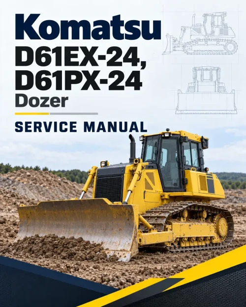 Komatsu D61EX-24, D61PX-24 Dozer Service Manual