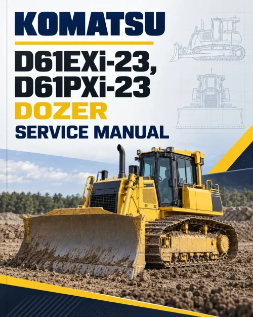 Komatsu D61EXi-23, D61PXi-23 Dozer Service Manual Komatsu D61EXi-23, D61PXi-23 Dozer Service Manual