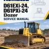 Komatsu D61EXi-24, D61PXi-24 Dozer Service Manual