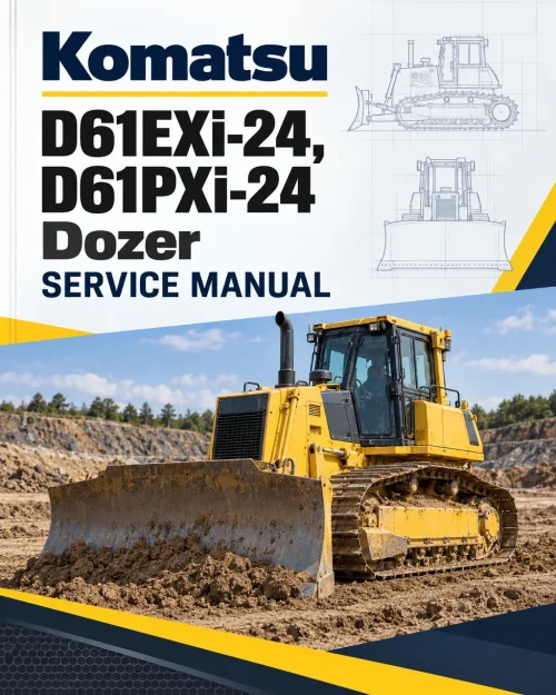 Komatsu D61EXi-24, D61PXi-24 Dozer Service Manual