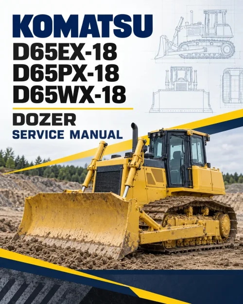 Komatsu D65EX-18, D65PX-18, D65WX-18 Dozer Service Manual Komatsu D65EX-18, D65PX-18, D65WX-18 Dozer Service Manual