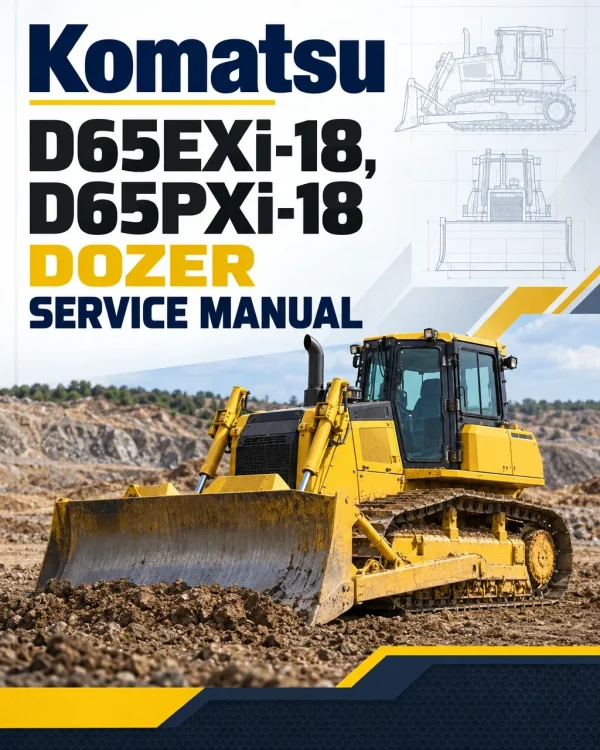 Komatsu D65EXi-18, D65PXi-18 Dozer Service Manual Komatsu D65EXi-18, D65PXi-18 Dozer Service Manual