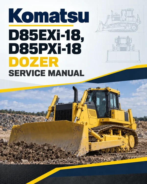 Komatsu D85EXi-18, D85PXi-18 Dozer Service Manual Komatsu D85EXi-18, D85PXi-18 Dozer Service Manual